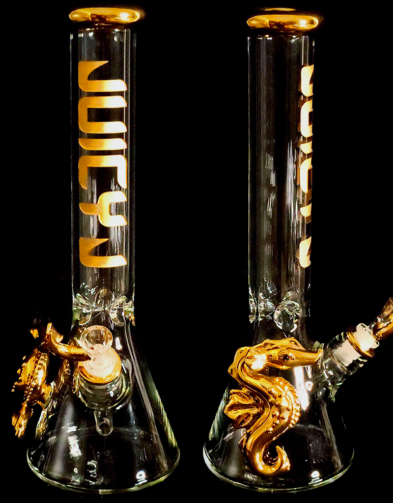 Juicy J Juicy J Golden Seahorse 15" Beaker