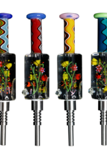 Cheech & Chong Cheech Glycerin Glass Honey Straw w/ Screw On Tip