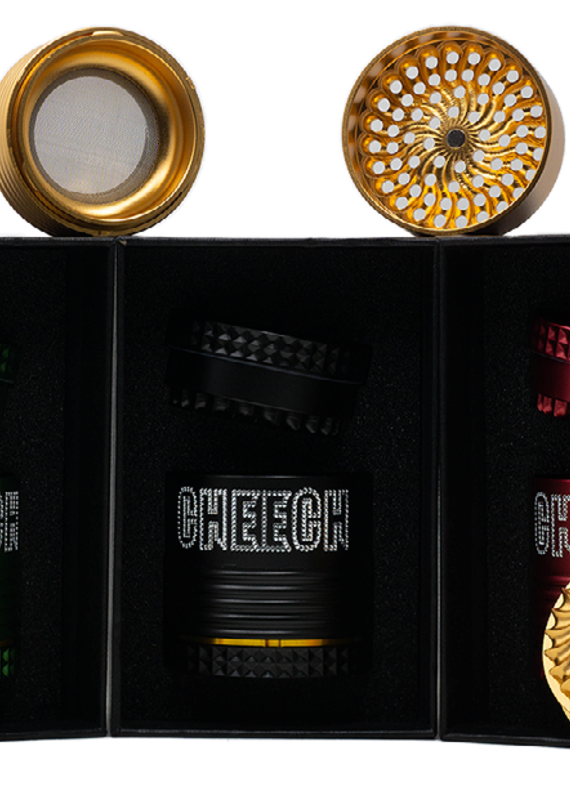 Cheech & Chong Cheech Quick Release Logo 4pc Grinder w/ Ashtray