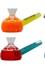 Cheech & Chong Cheech Double Colored Glycerin Handpipe w/ Pouch (8)