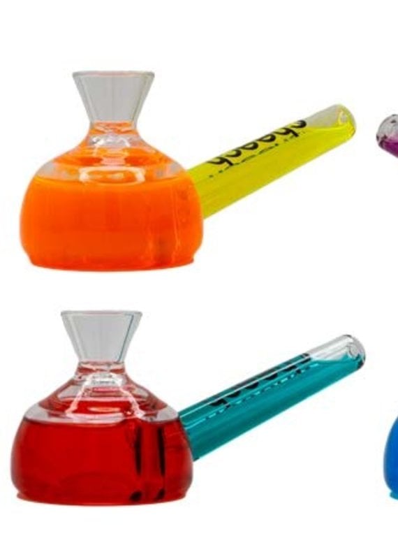 Cheech & Chong Cheech Double Colored Glycerin Handpipe w/ Pouch (8)