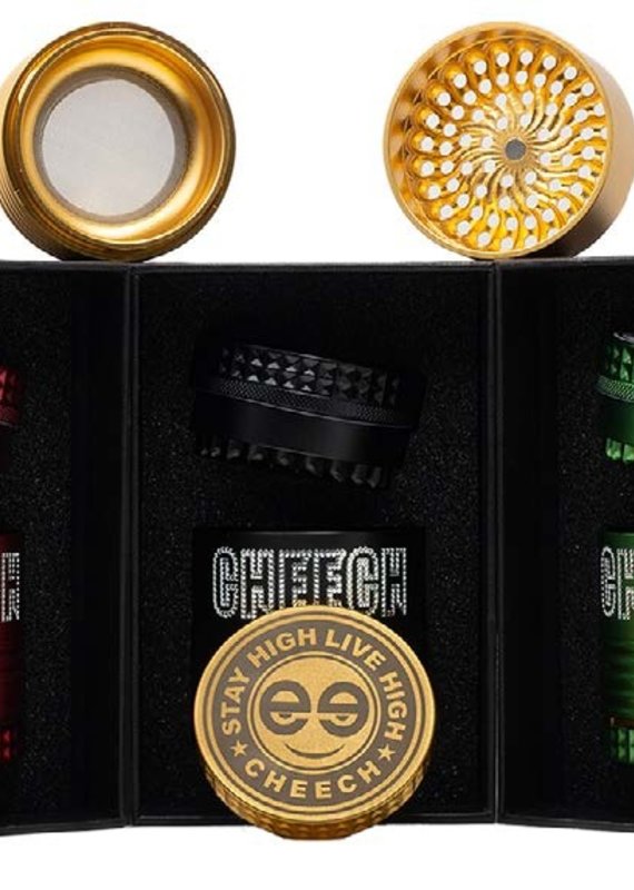 Cheech & Chong Cheech Quick Release Logo 4pc Grinder w/ Storage