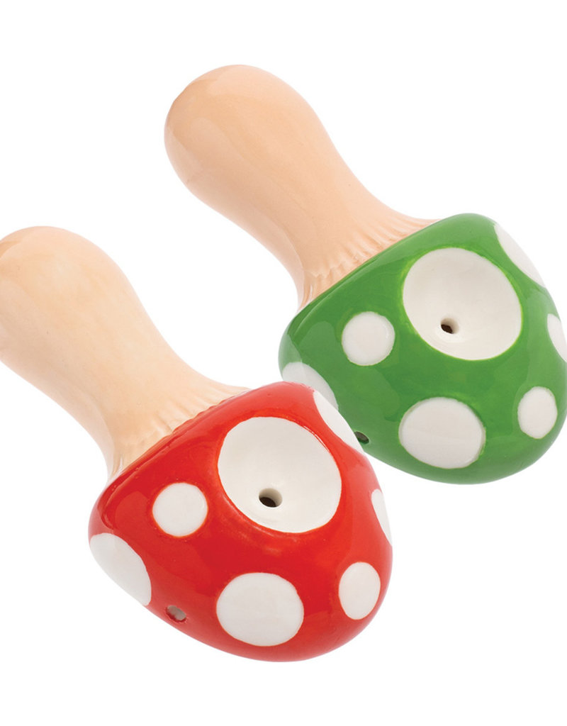 AFG Wacky Bowlz Mushroom Ceramic Pipe 3.5