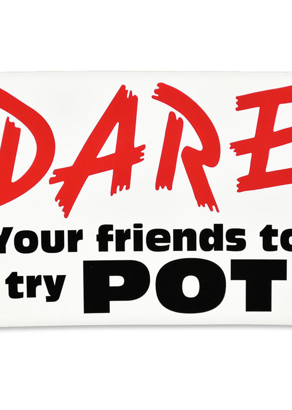 AFG DARE Your Friends To Try Pot Sticker - 4" x 3"
