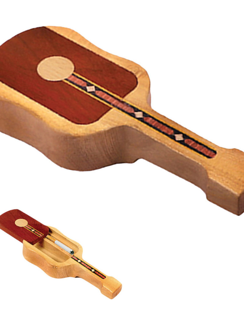 AFG Wood Guitar Dugout w/ Magnetic Lock Slide Lid | 5.5"