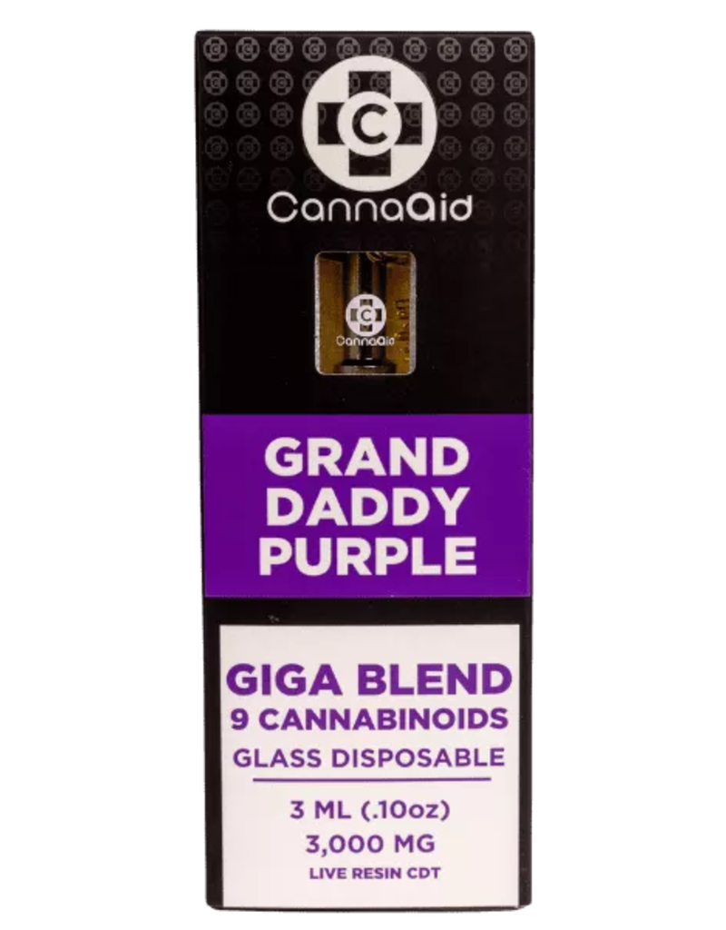 CannaAid CannaAid 3ml Giga Blend Glass Disp