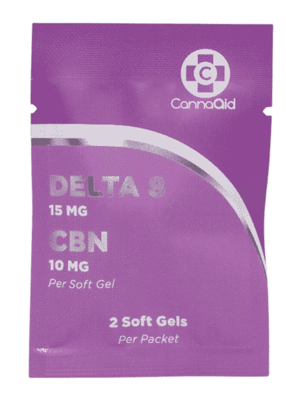 CannaAid CannaAid Delta8/CBN 2ct SoftGels