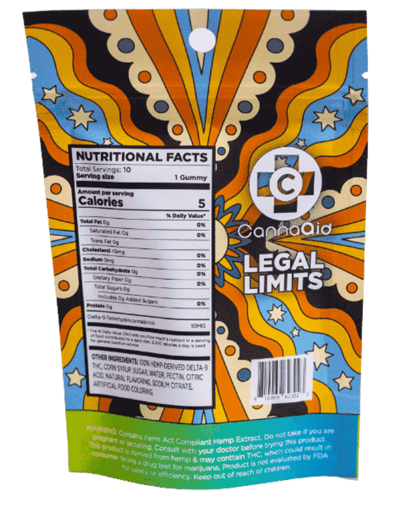 CannaAid CannaAid Legal Limits Delta9 Gummies