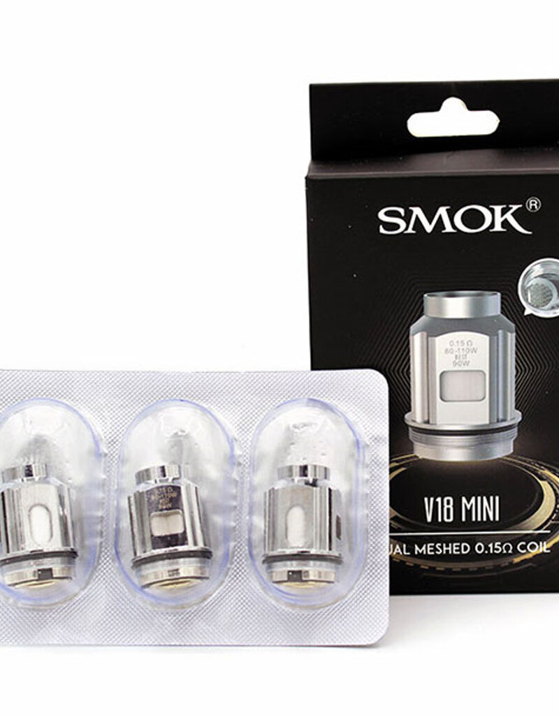 SMOK Smok TFV18 Mini Dual Meshed .15 Coil 3pk