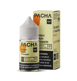 Pacha Mama Pacha Mama Golden Peach Pineapple Salt 30mL