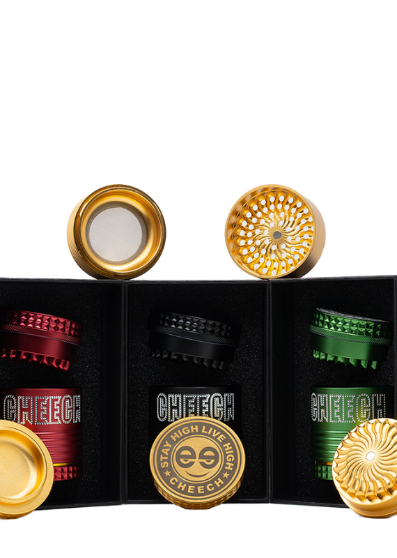 Cheech Cheech Logo 4pc Grinder