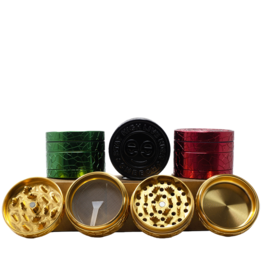 Cheech Cheech Retro Logo Grinder 4pc