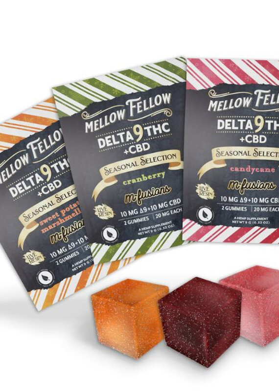 Mellow Fellow Mellow Fellow Delta 9 THC+CBD 2pk Gummy