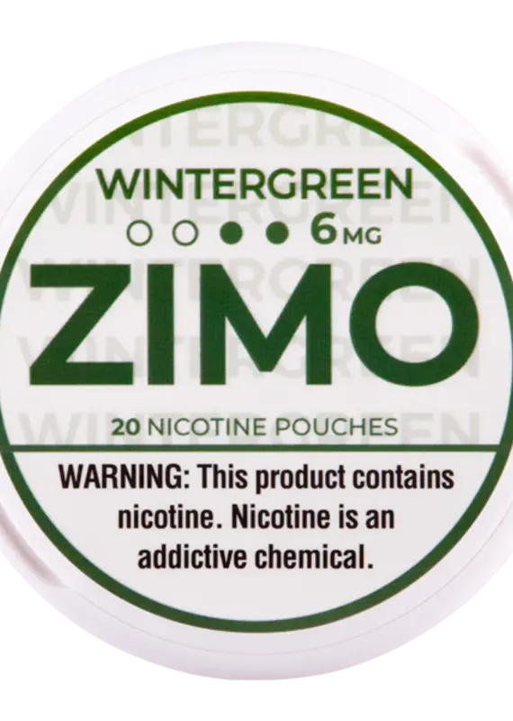 Zimo Zimo Tobacco Free Nicotine Pouches Wintergreen 6mg single