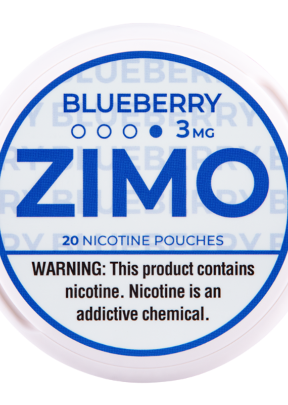 Zimo Zimo Tobacco Free Nicotine Pouches Blueberry 3mg single