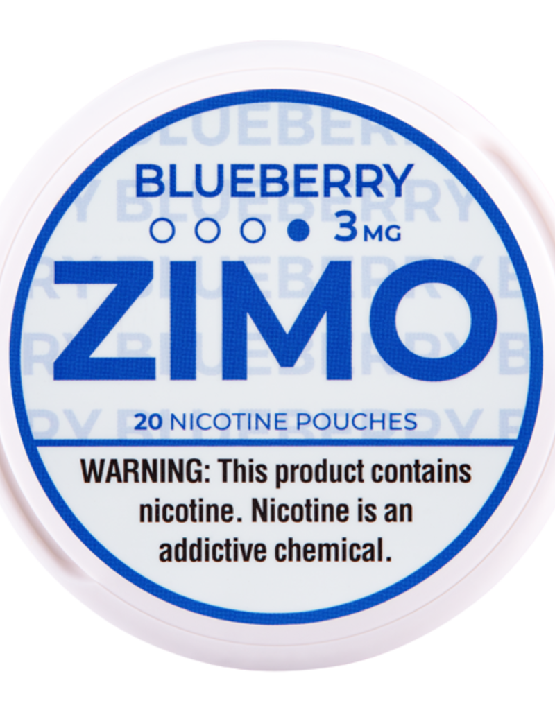 Zimo Zimo Tobacco Free Nicotine Pouches Blueberry 3mg single