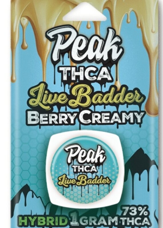 Peak Peak THCA Live Badder Wax