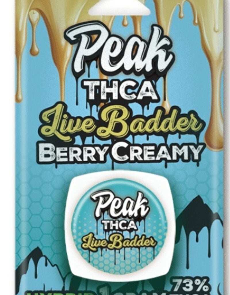 Peak Peak THCA Live Badder Wax