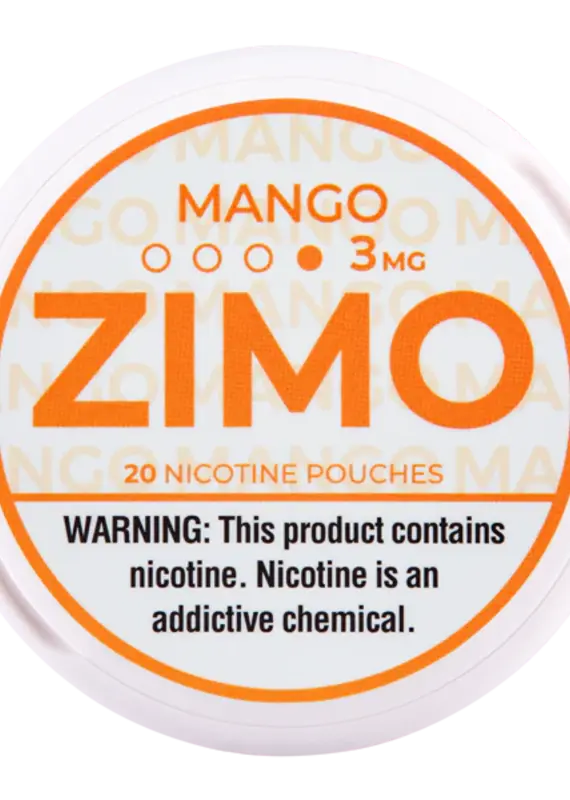 Zimo Zimo Tobacco Free Nicotine Pouches Mango 3mg single