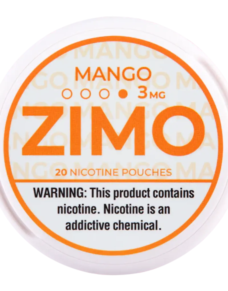 Zimo Zimo Tobacco Free Nicotine Pouches Mango 3mg single