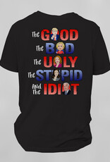 Southpaw Printz Front Pocket - Full Black T-Shirt Trump Design