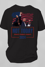 Southpaw Printz Front Pocket - Full Black T-Shirt Trump Design