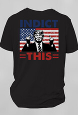 Southpaw Printz Front Pocket - Full Black T-Shirt Trump Design