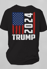 Southpaw Printz Front Pocket - Full Black T-Shirt Trump Design