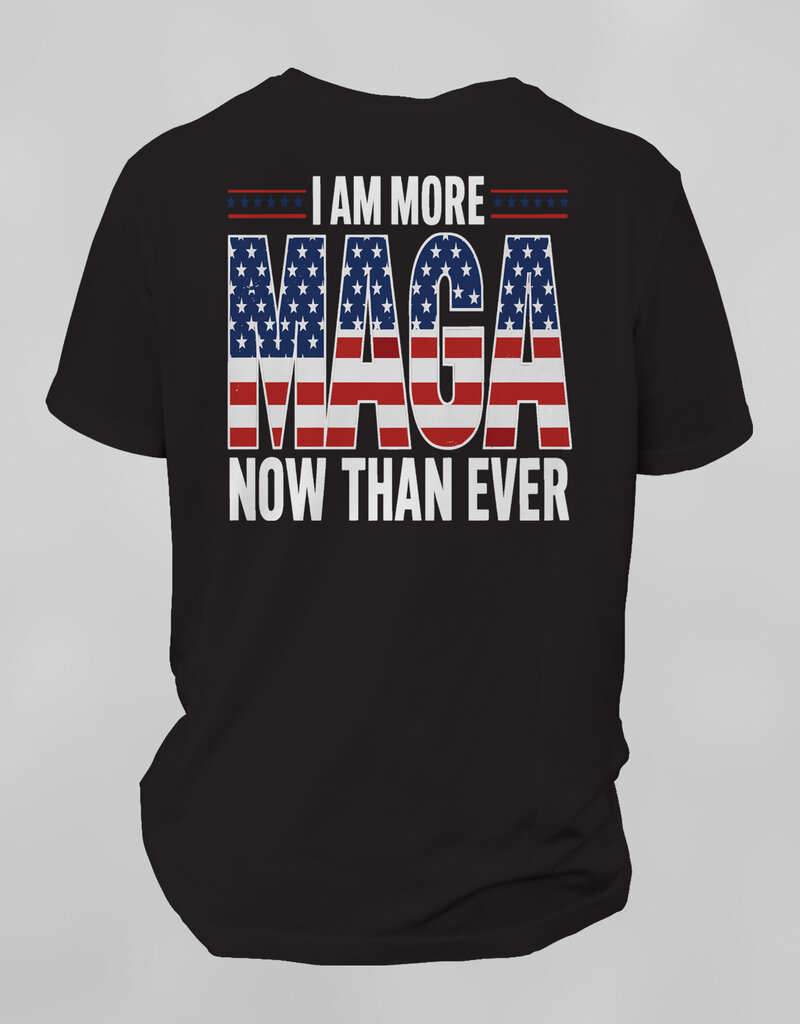 Southpaw Printz Front Pocket - Full Black T-Shirt Trump Design