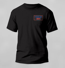 Southpaw Printz Front Pocket - Full Black T-Shirt Trump Design