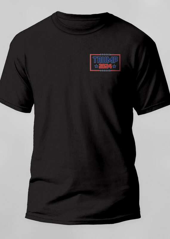 Southpaw Printz Front Pocket - Full Black T-Shirt Trump Design