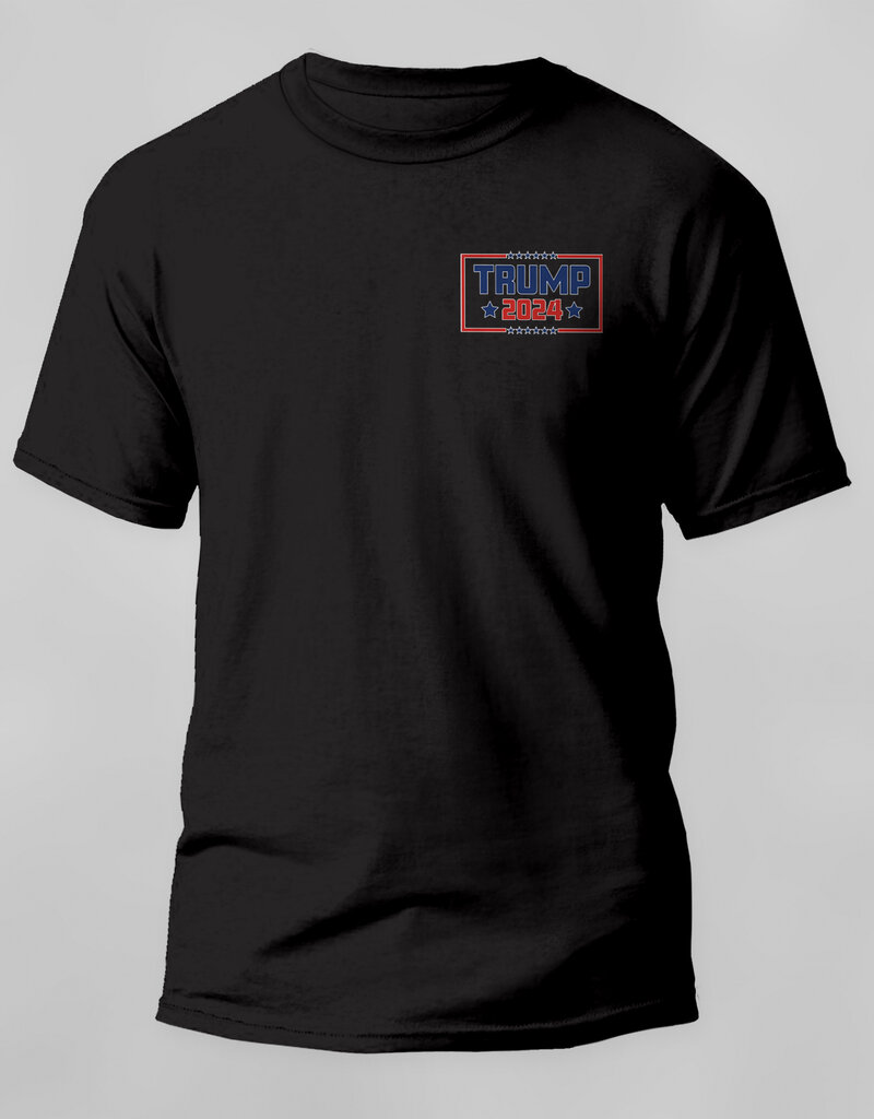 Southpaw Printz Front Pocket - Full Black T-Shirt Trump Design