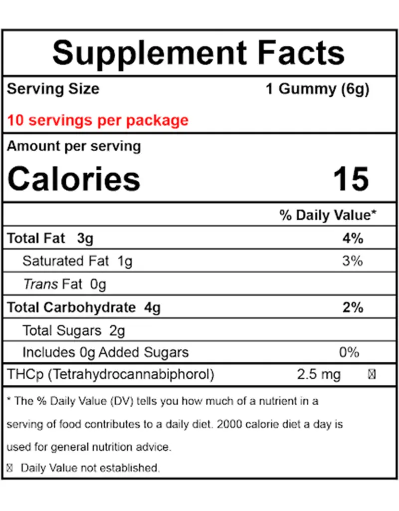 Mellow Fellow Mellow Fellow THCP Burst 25mg 10ct