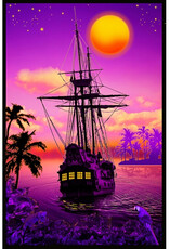 Sunset Cove Blacklight Poster
