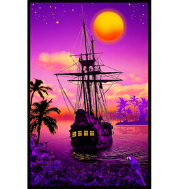 Sunset Cove Blacklight Poster