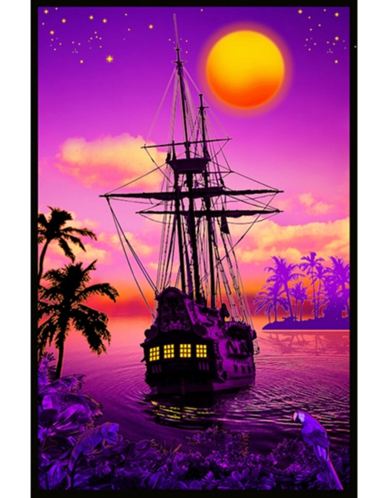 Sunset Cove Blacklight Poster