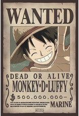 One Piece - Monkey Luffy Wanted Poster