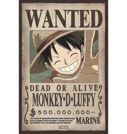 One Piece - Monkey Luffy Wanted Poster