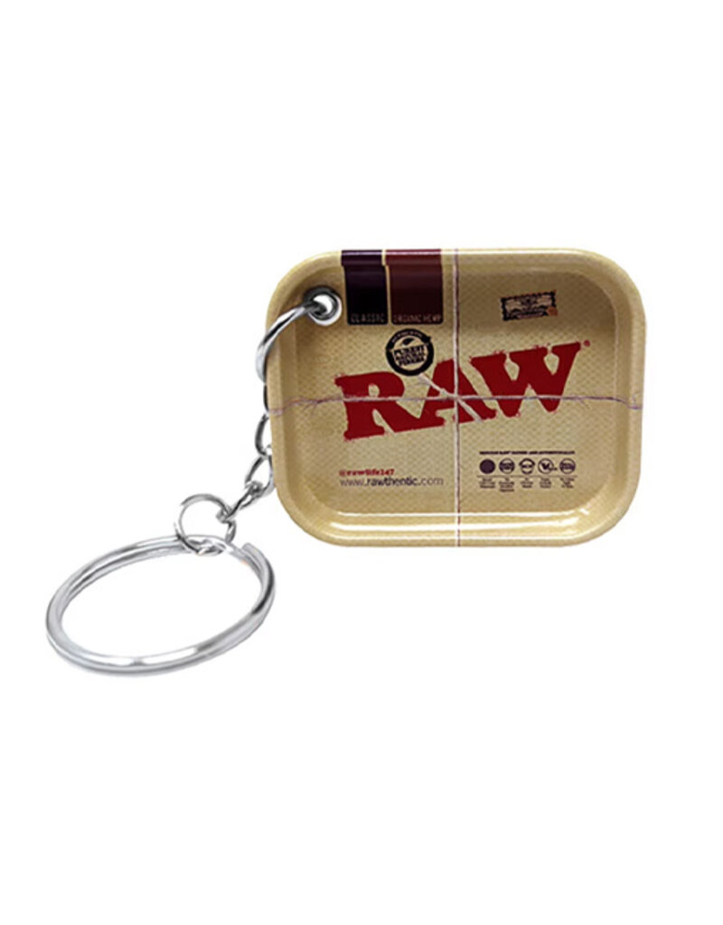 Raw Tiny Rolling Tray Keychain 1.8"X1.5"