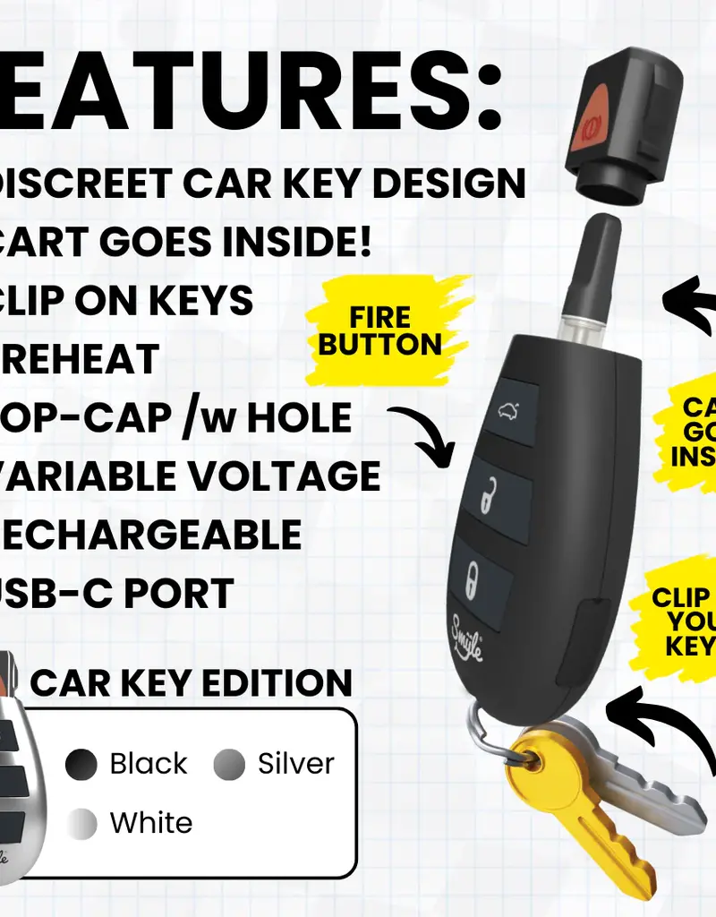 SMYLE SMYLE Penjamin Car Key Discreet Vape Pen