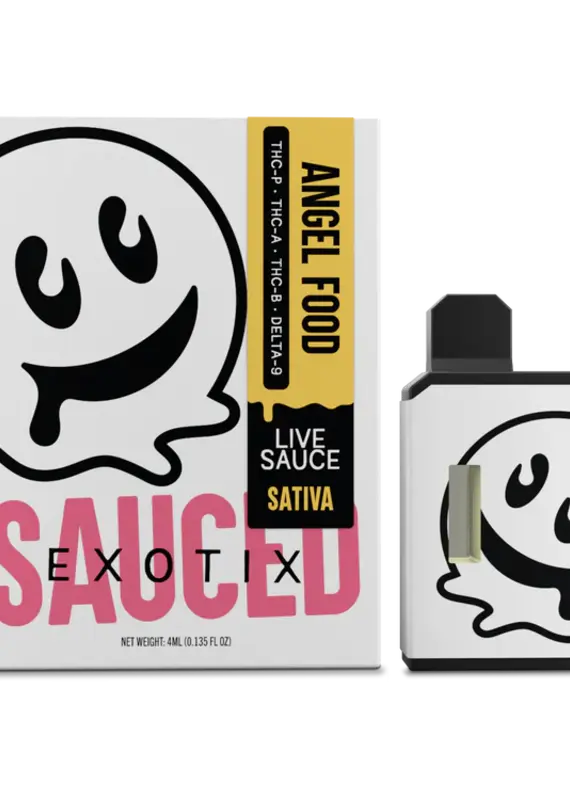 Half Baked Half Bak'D Live Resin Sauce'd Exotix THCP 4g Disposable