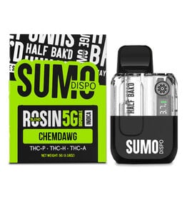 Half Baked Half Bak'd Rosin Blend SUMO 5g Disposable