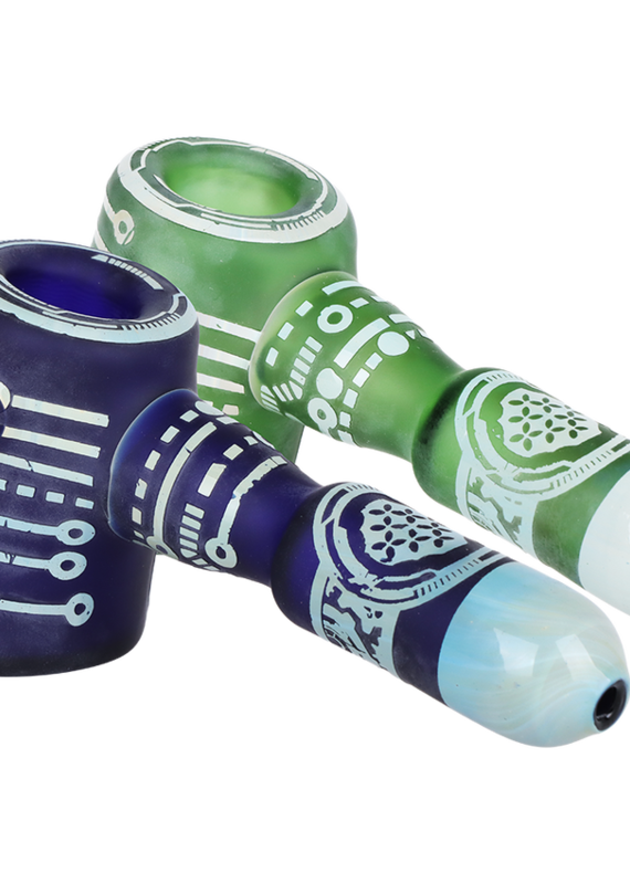 AFG Sandblasted Glass Hand Pipe