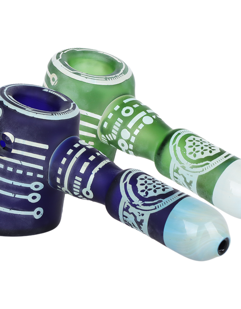 AFG Sandblasted Glass Hand Pipe