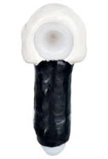 AFG Punishing Skull Glass Hand Pipe 5.25"