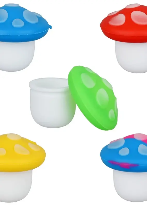 AFG Silicone Glow In The Dark Mushroom Concentrate Container 5ml