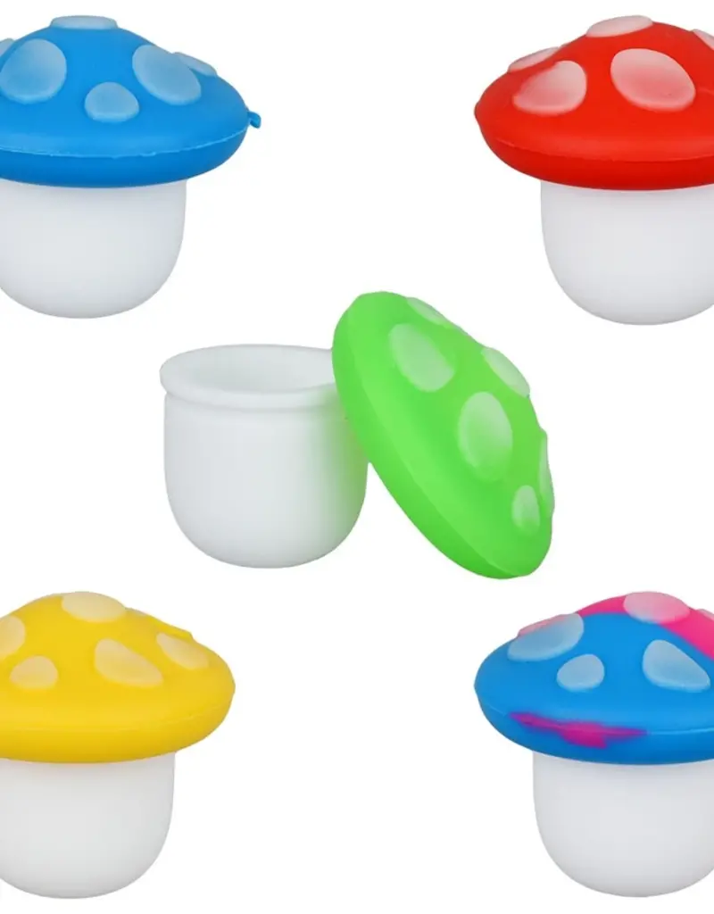 AFG Silicone Glow In The Dark Mushroom Concentrate Container 5ml