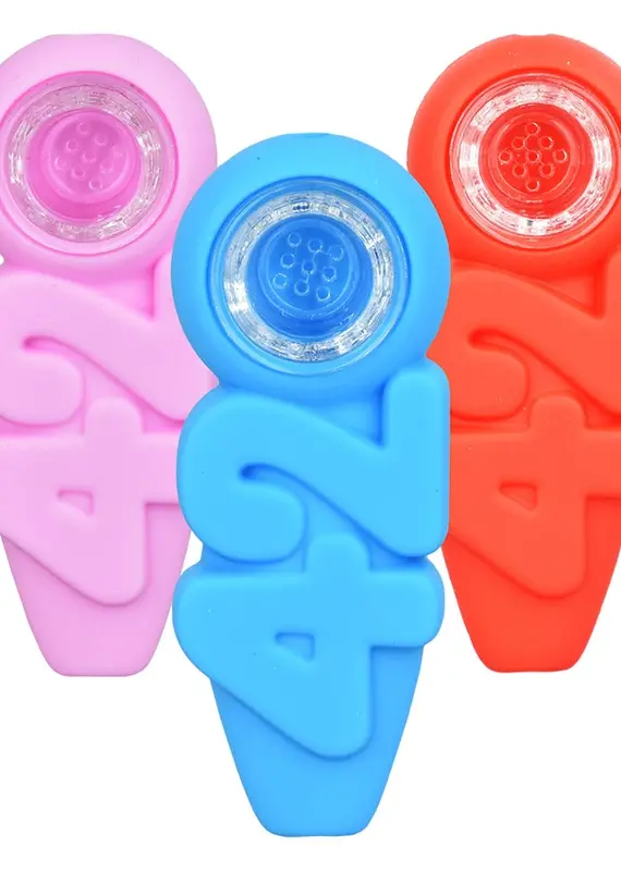 AFG Silicone 420 Design Hand Pipe 4"