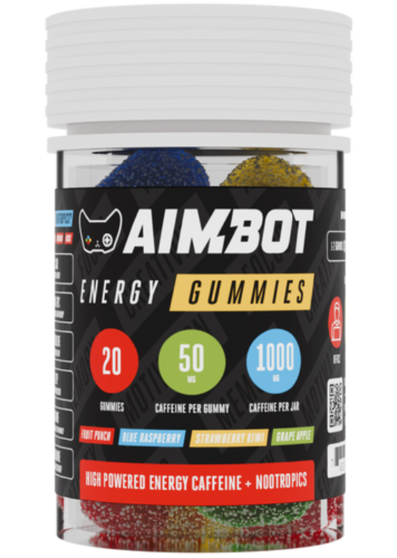 Aimbot Energy Gummies Jar 20pk/1000mg
