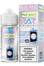 Pod Juice Raz X Pod Juice Blue Razz Cotton Clouds